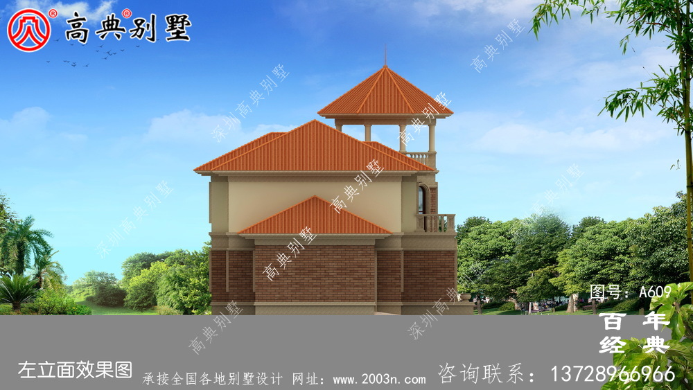 新農村二層自建房_別墅設計圖紙,新農村別墅,農村自建房設計