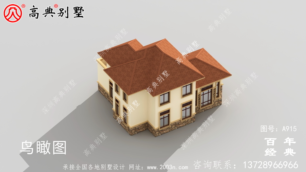 新農(nóng)村二層帶陽(yáng)臺(tái)別墅施工圖及效果圖_農(nóng)村二層房屋設(shè)計(jì)圖