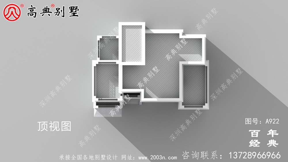 現(xiàn)代三層復式別墅施工圖紙及設計效果圖_三層別墅設計圖