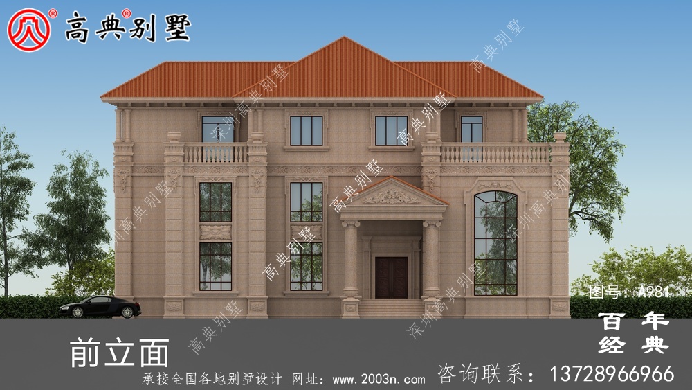 歐式三層復(fù)式別墅帶露臺(tái)設(shè)計(jì)圖紙及效果圖_鄉(xiāng)村三層別墅設(shè)計(jì)圖