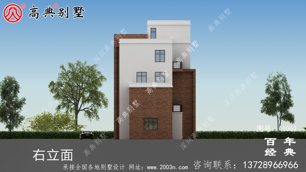 五層現(xiàn)代風(fēng)格別墅設(shè)計(jì)圖紙及效果圖_五層別墅外觀設(shè)計(jì)圖紙