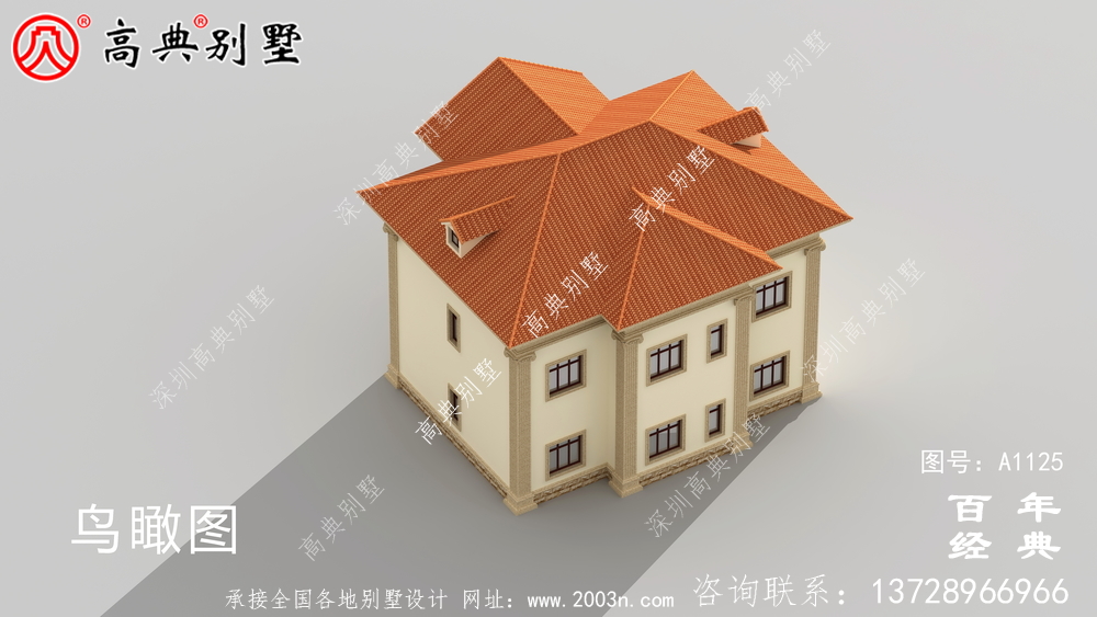 大氣歐式兩層別墅設(shè)計(jì)外觀圖_鄉(xiāng)村兩層別墅設(shè)計(jì)圖紙