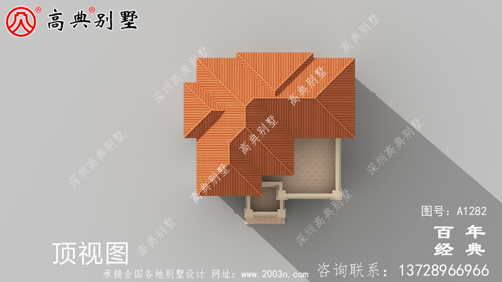 歐式復式三層別墅效果圖及施工圖__農村三層別墅圖紙