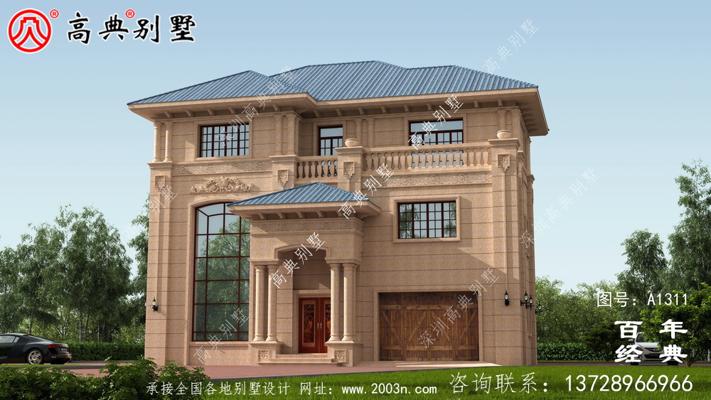農(nóng)村三層復(fù)式歐式別墅效果圖_農(nóng)村三層別墅圖紙?jiān)O(shè)計(jì)
