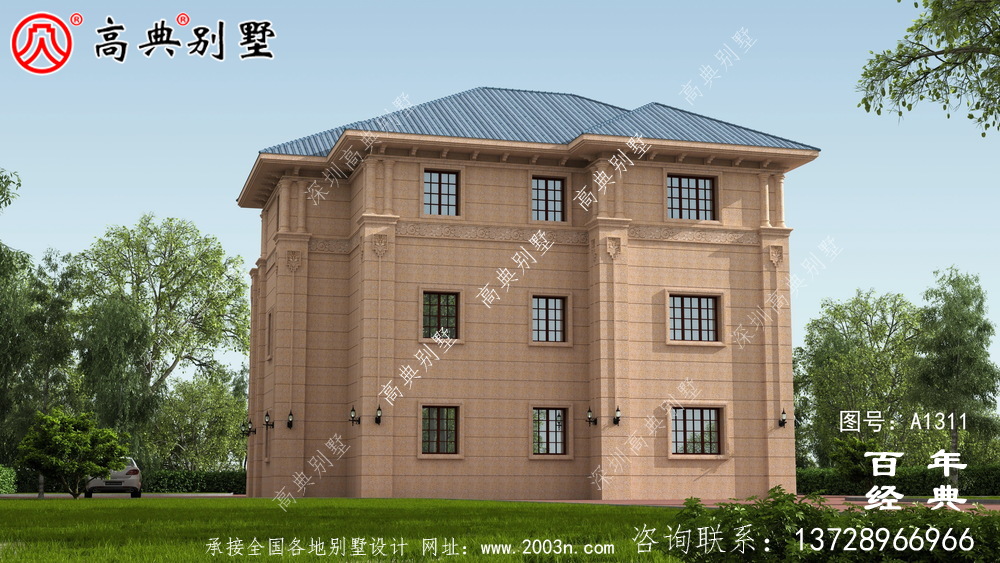農(nóng)村三層復(fù)式歐式別墅效果圖_農(nóng)村三層別墅圖紙?jiān)O(shè)計(jì)