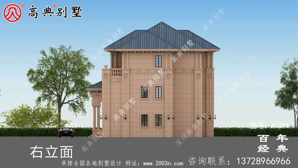農(nóng)村三層復(fù)式歐式別墅效果圖_農(nóng)村三層別墅圖紙?jiān)O(shè)計(jì)