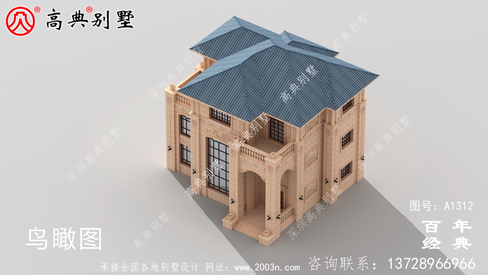 歐式三層復(fù)式豪華別墅設(shè)計圖紙及效果圖_農(nóng)村三層別墅圖紙