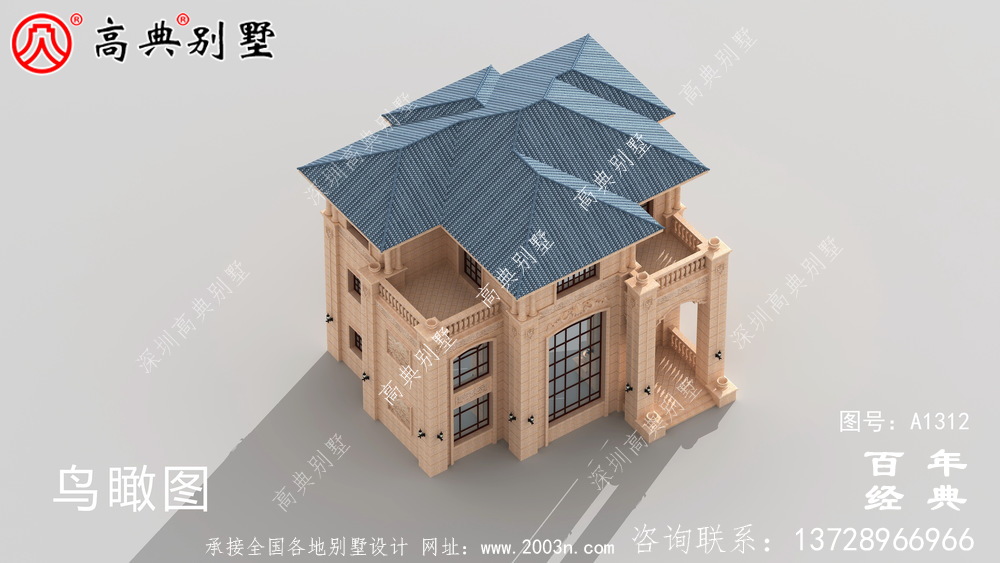 歐式三層復(fù)式豪華別墅設(shè)計圖紙及效果圖_農(nóng)村三層別墅圖紙