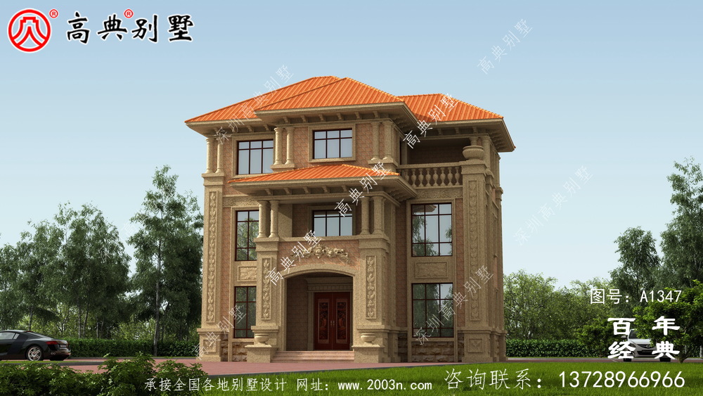 新農村三層復式自建別墅設計圖紙_農村三層建筑設計圖紙和施工圖