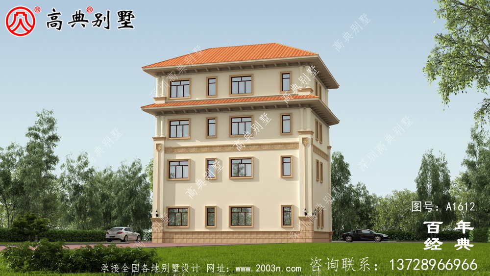 歐式精致四層復(fù)式別墅設(shè)計(jì)圖紙_鄉(xiāng)村別墅工程圖紙