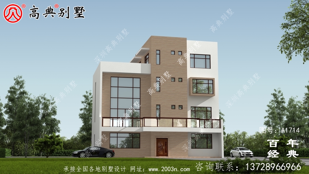 農(nóng)村四層現(xiàn)代風(fēng)別墅設(shè)計圖_農(nóng)村四層別墅設(shè)計