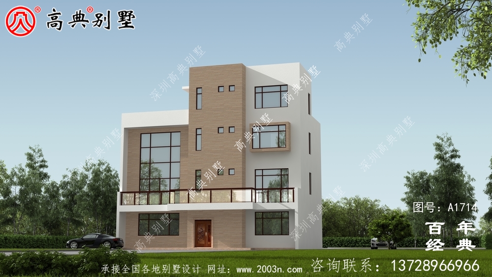 農(nóng)村四層現(xiàn)代風(fēng)別墅設(shè)計圖_農(nóng)村四層別墅設(shè)計