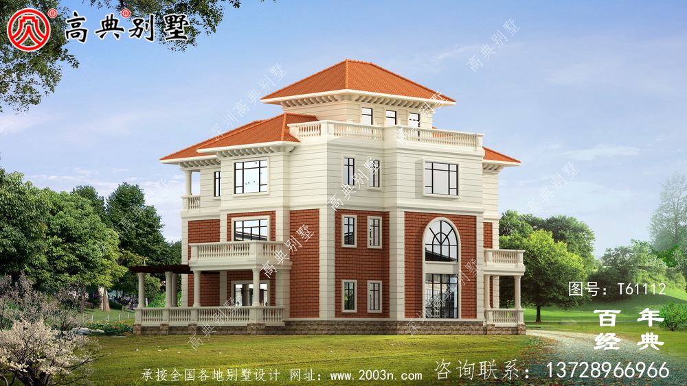 復(fù)式四層歐式別墅施工圖設(shè)計(jì)_農(nóng)村四層別墅設(shè)計(jì)圖紙