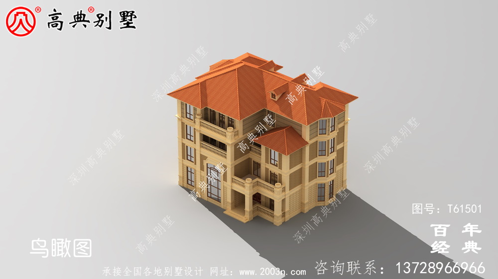 歐式四層復式別墅設計全套圖紙_四層別墅設計圖紙