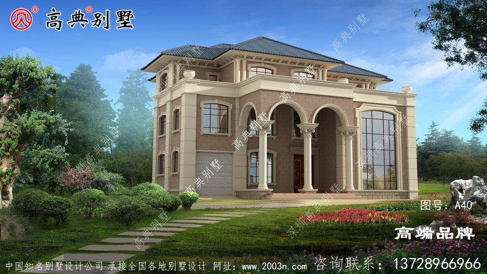 豪華三層別墅設計圖，戶型經典，高級大氣