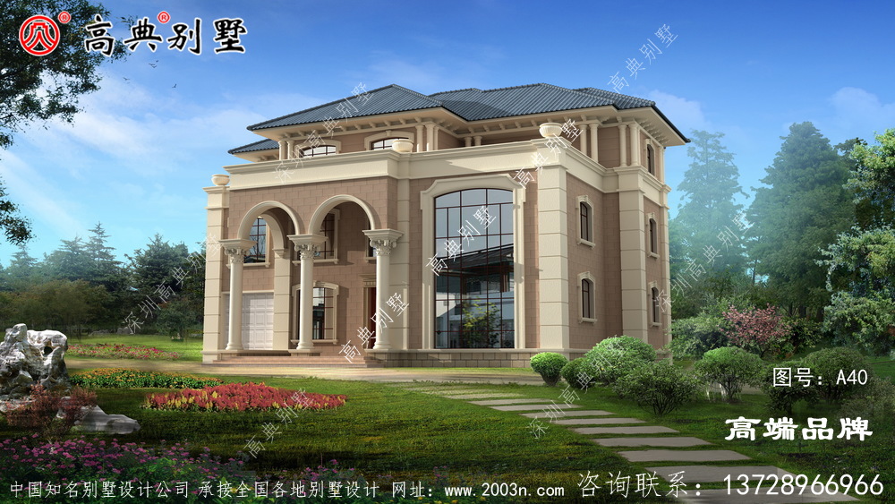 豪華三層別墅設計圖，戶型經典，高級大氣