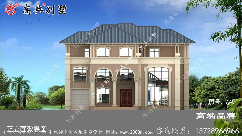 豪華三層別墅設計圖，戶型經典，高級大氣