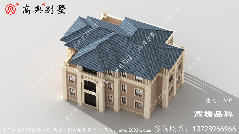 豪華三層別墅設計圖，戶型經典，高級大氣