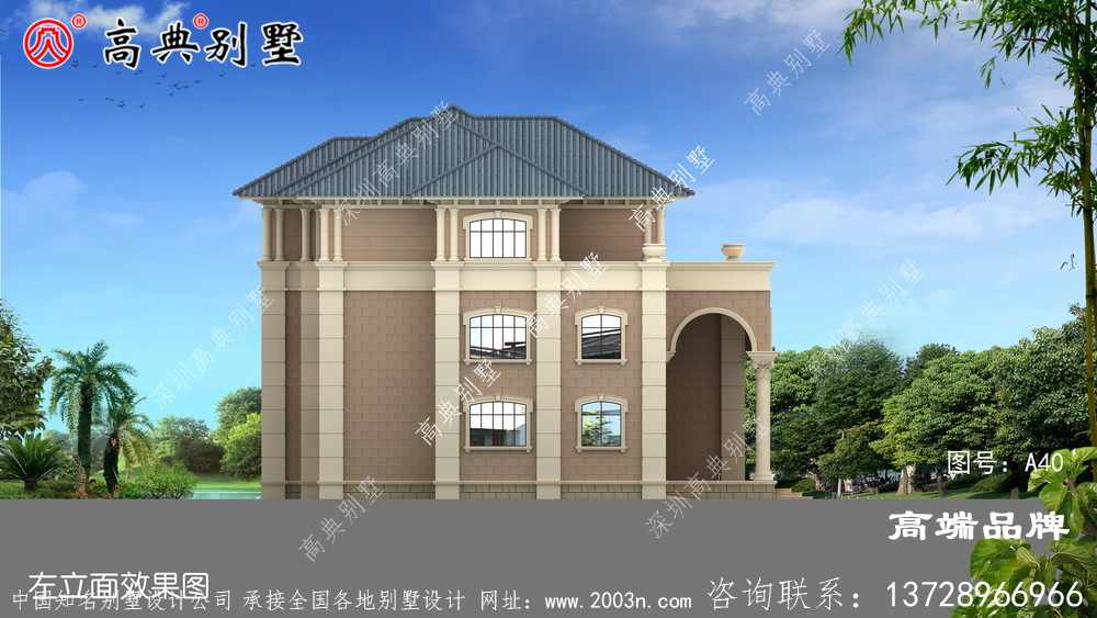 豪華三層別墅設計圖，戶型經典，高級大氣