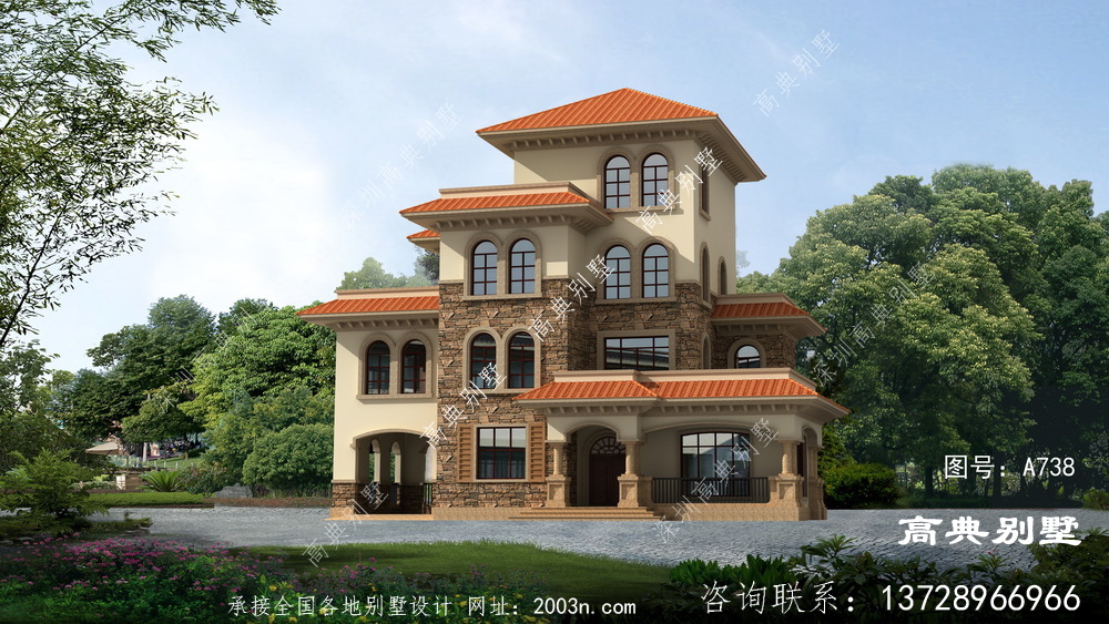 農村四層別墅設計圖