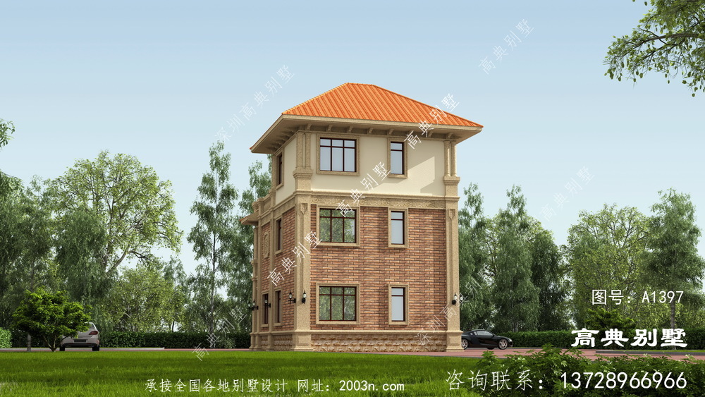 一款經(jīng)典別墅，外觀和布局都深得人心