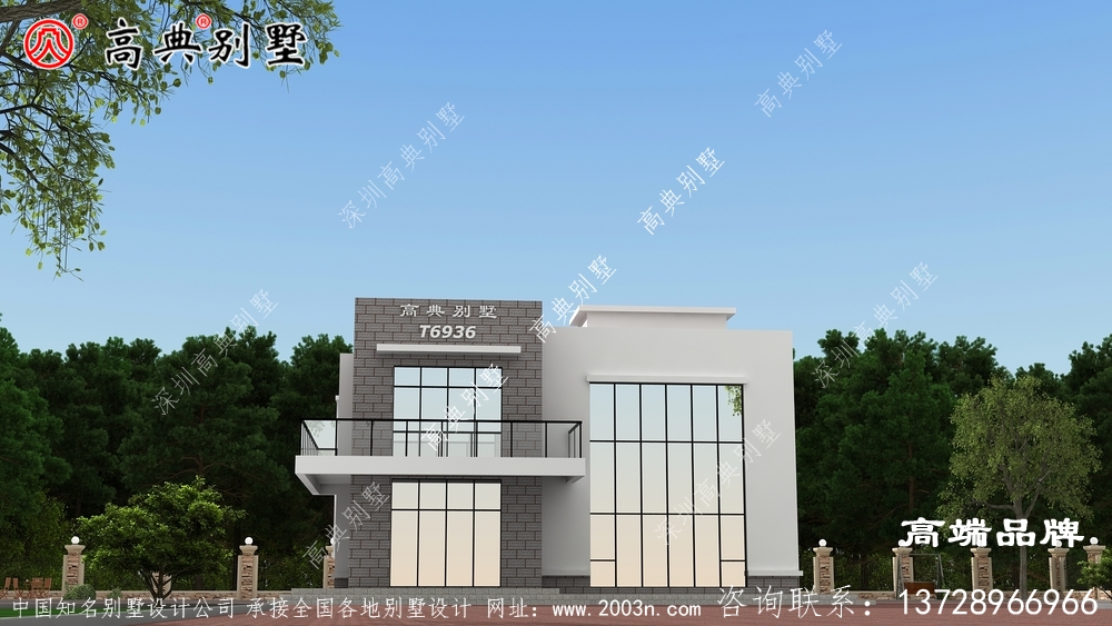 非常精致的現(xiàn)代風(fēng)格平屋頂別墅
