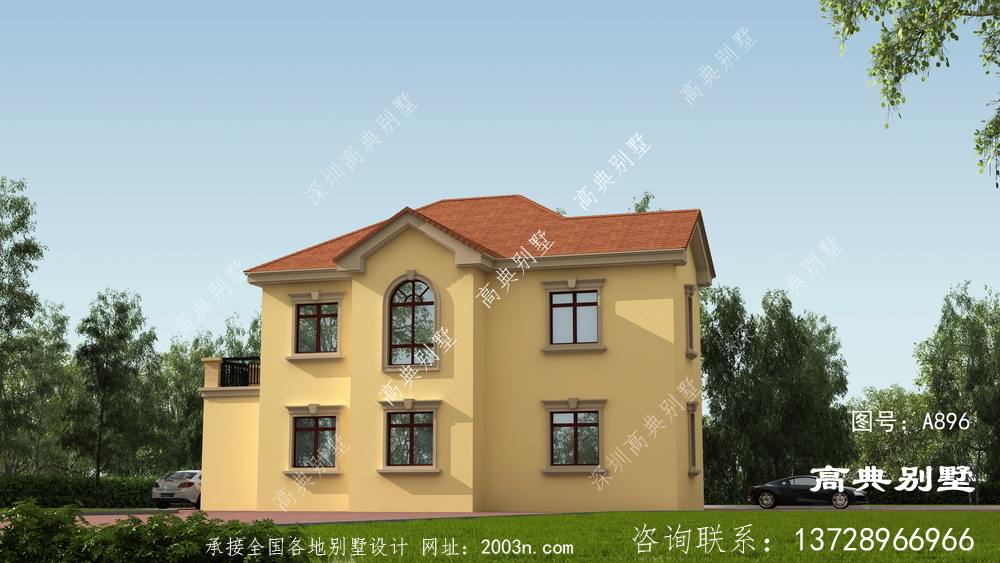 簡(jiǎn)約的兩層小別墅設(shè)計(jì)圖紙