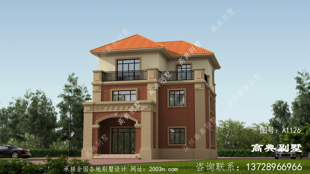 歐式風格別墅設計圖紙