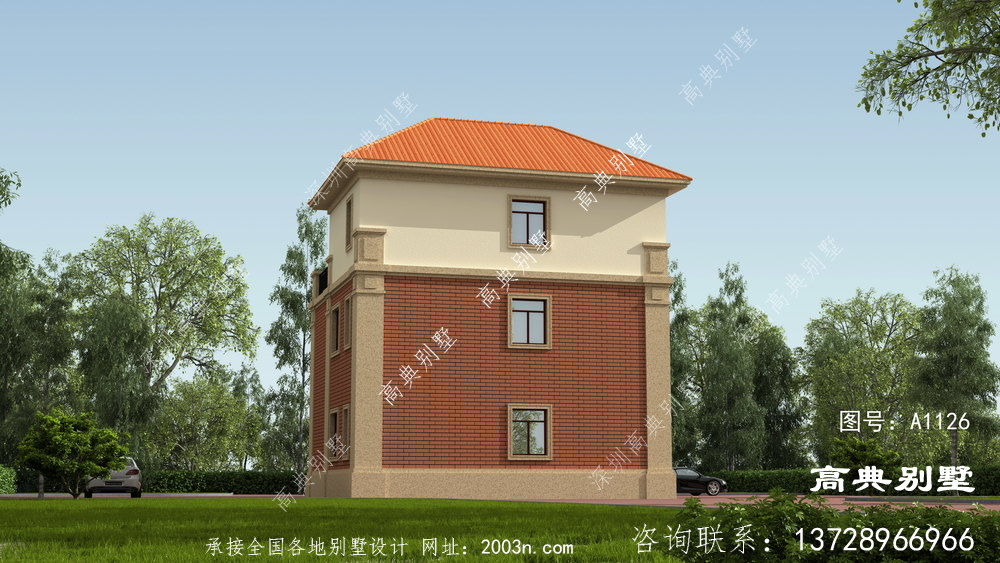 歐式風格別墅設計圖紙