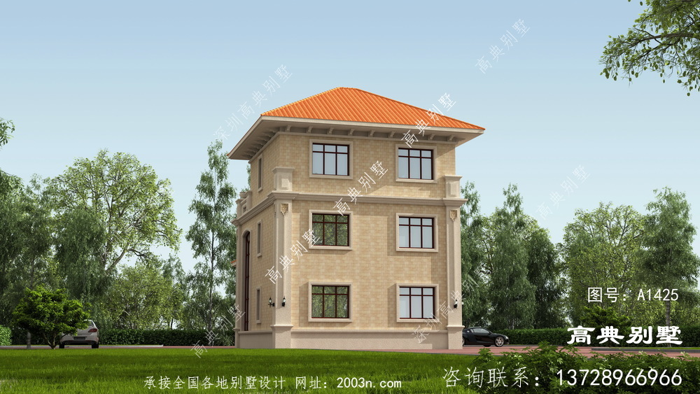 住進意大利風格三層別墅，是高質量的生活方式