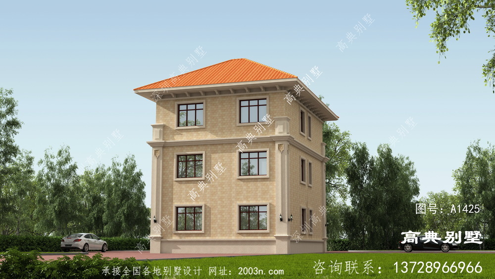 住進意大利風格三層別墅，是高質量的生活方式