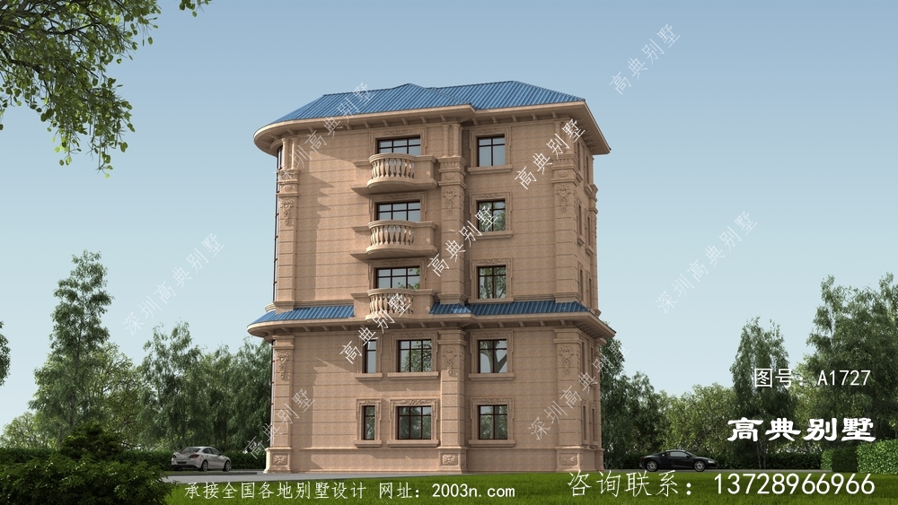 美觀大方的意大利風格石材別墅