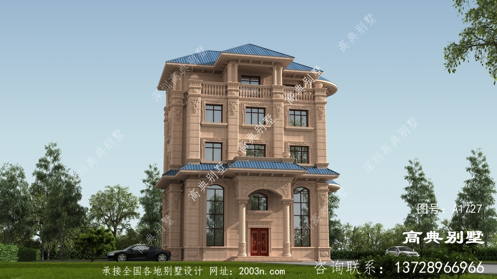 美觀大方的意大利風格石材別墅