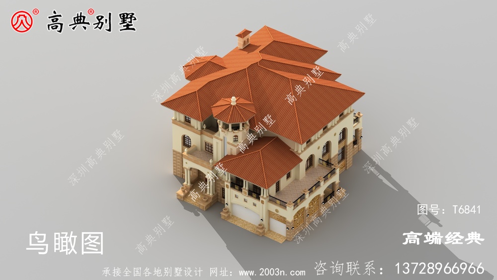 簡歐四層自建房子戶型方案圖，還帶露臺晉江市