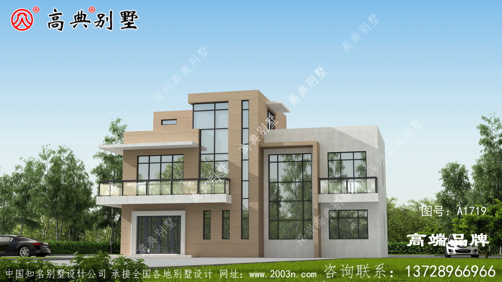 堪比外國(guó)大別墅的現(xiàn)代別墅效果圖，有沒(méi)有心動(dòng)