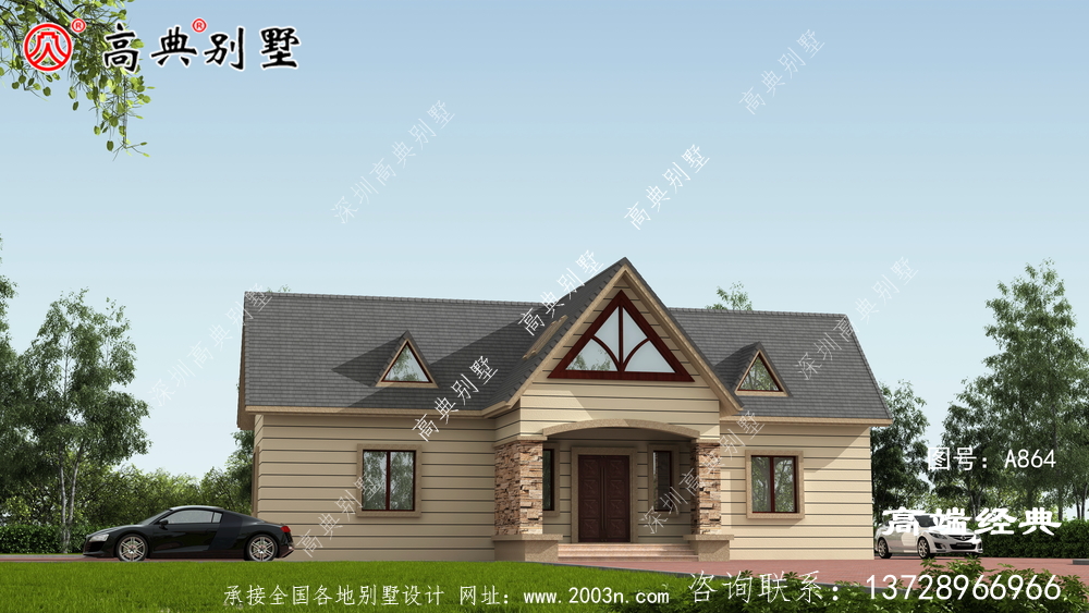 父母不愿城里住，那么這樣小戶型美式風格最適合他們居住