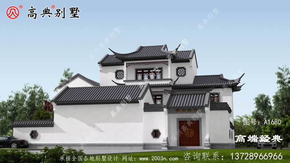 多窗設計，營造出豐富的立面和層次感