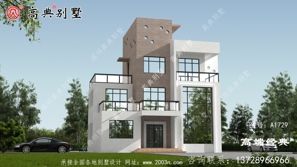 農村現代風格別墅合理布局，重在實用