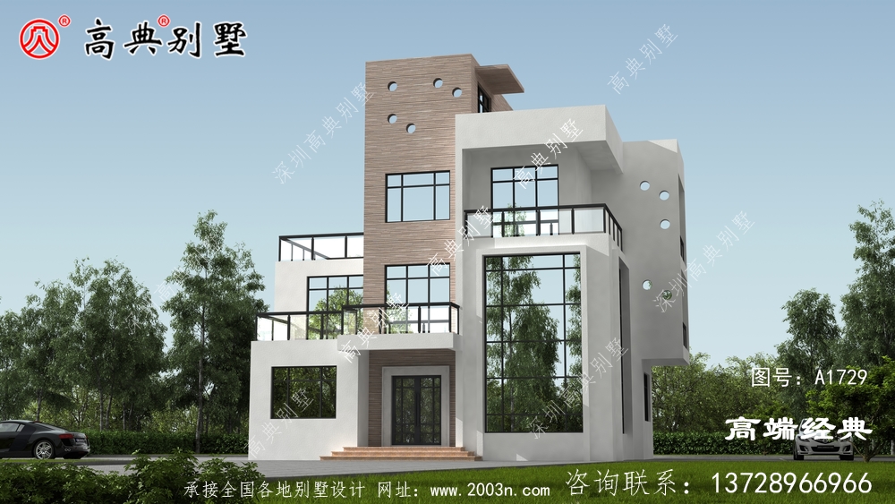 農村現代風格別墅合理布局，重在實用