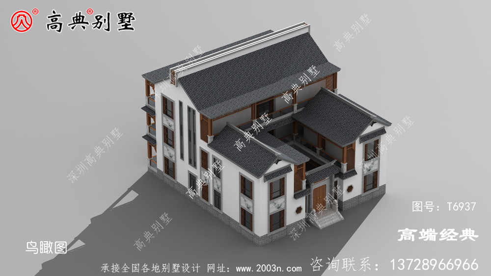 中式經(jīng)典灰白組合，室內(nèi)功能更是齊全