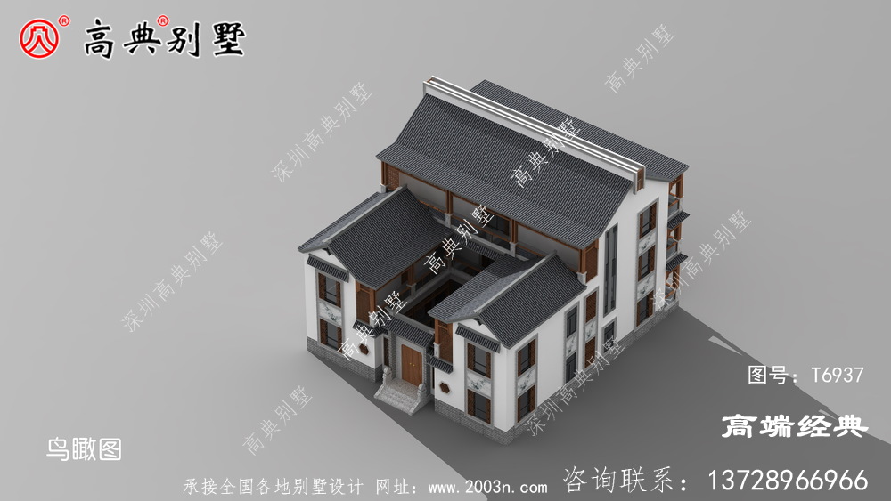 中式經(jīng)典灰白組合，室內(nèi)功能更是齊全
