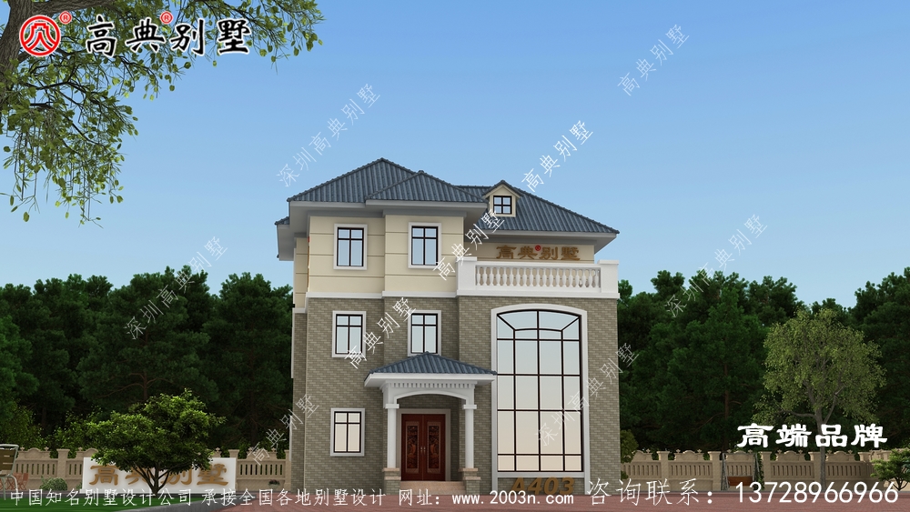 鄉村歐式三層別墅，建一棟給后代留一筆財富
